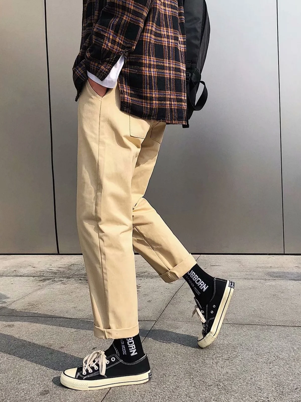 Casual Straight Leg Workwear Pants for Men Pure Color Spring Autumn Summer Autumnal Loose Fit Youthful Sle No Stretch
Casual Straight Leg Workwear Pants for Men Pure Color Spring Autumn Summer Autumnal Loose Fit Youthful Sle No Stretch