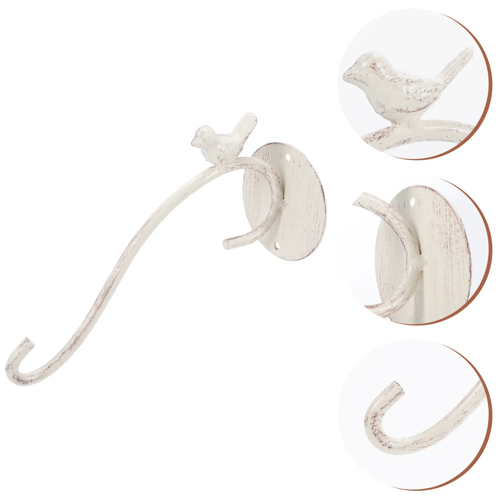 Wall Mounted Iron Plant Hanger Bracket Heavy Duty Minimalist Hanging Hook for Outdoor Balcony Garden Flower Pot Bird Feeder Home
Wall Mounted Iron Plant Hanger Bracket Heavy Duty Minimalist Hanging Hook for Outdoor Balcony Garden Flower Pot Bird Feeder Home