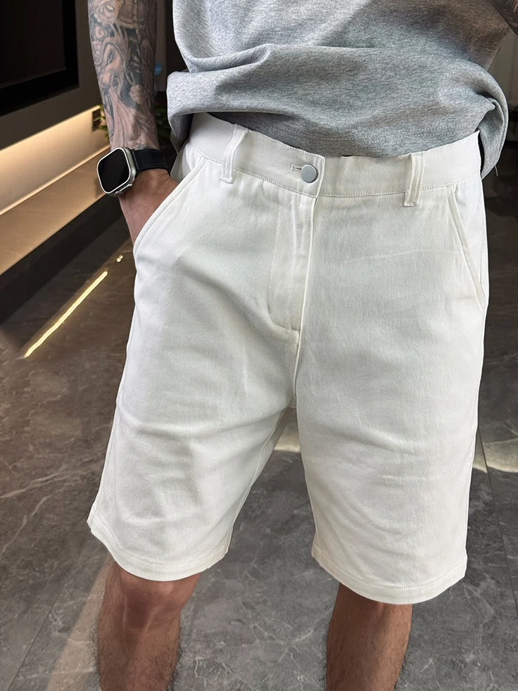 Men's Casual Pure Cotton Slim Fit Short Pants Summer Loose Straight Leg Pants Fashionable Comfortable Breathable Sweatpants
Men's Casual Pure Cotton Slim Fit Short Pants Summer Loose Straight Leg Pants Fashionable Comfortable Breathable Sweatpants