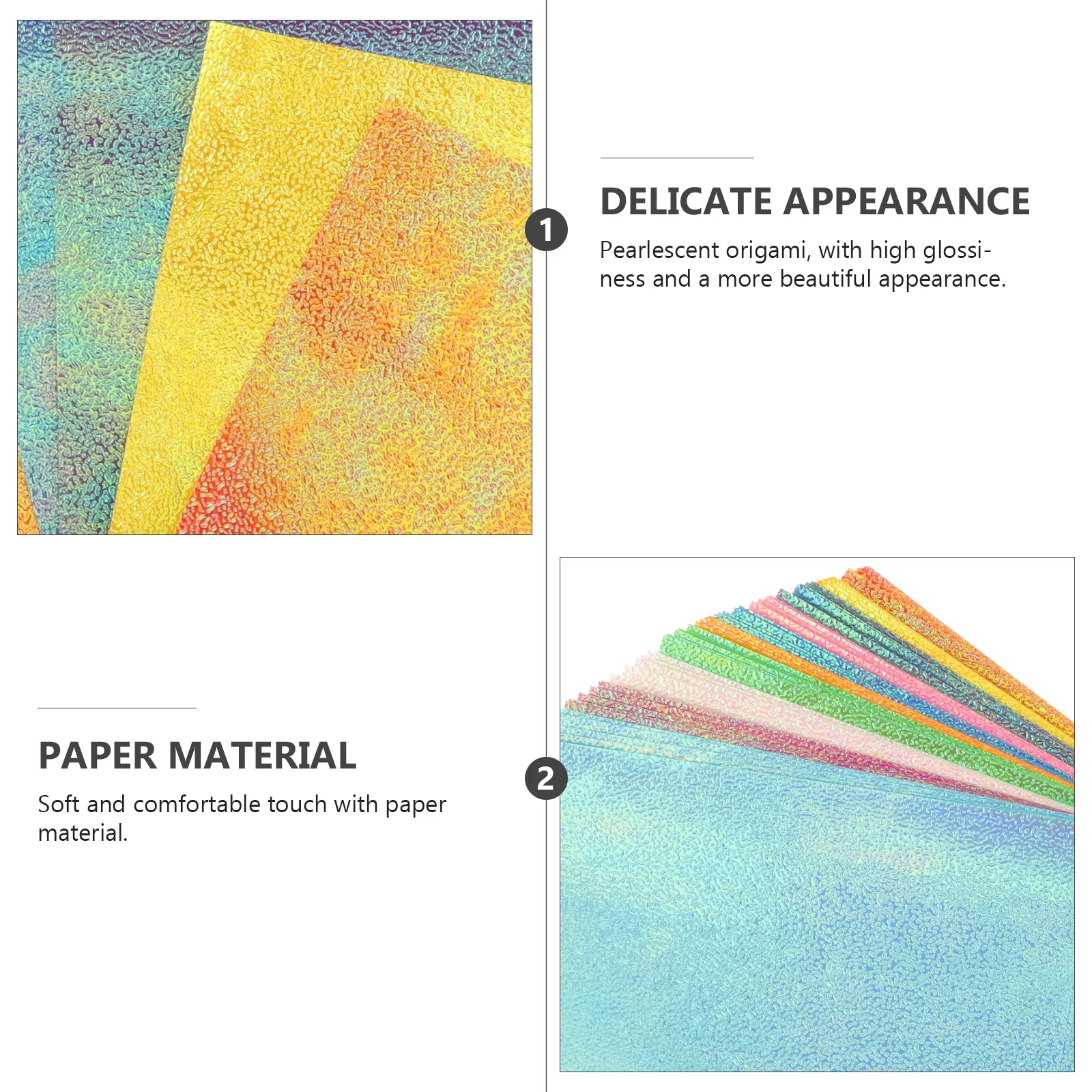 50 Pcs Pearlescent Origami Square Paper Decorative Craft Folding Crafts Coloured Squares Papers Handmade Diy
50 Pcs Pearlescent Origami Square Paper Decorative Craft Folding Crafts Coloured Squares Papers Handmade Diy