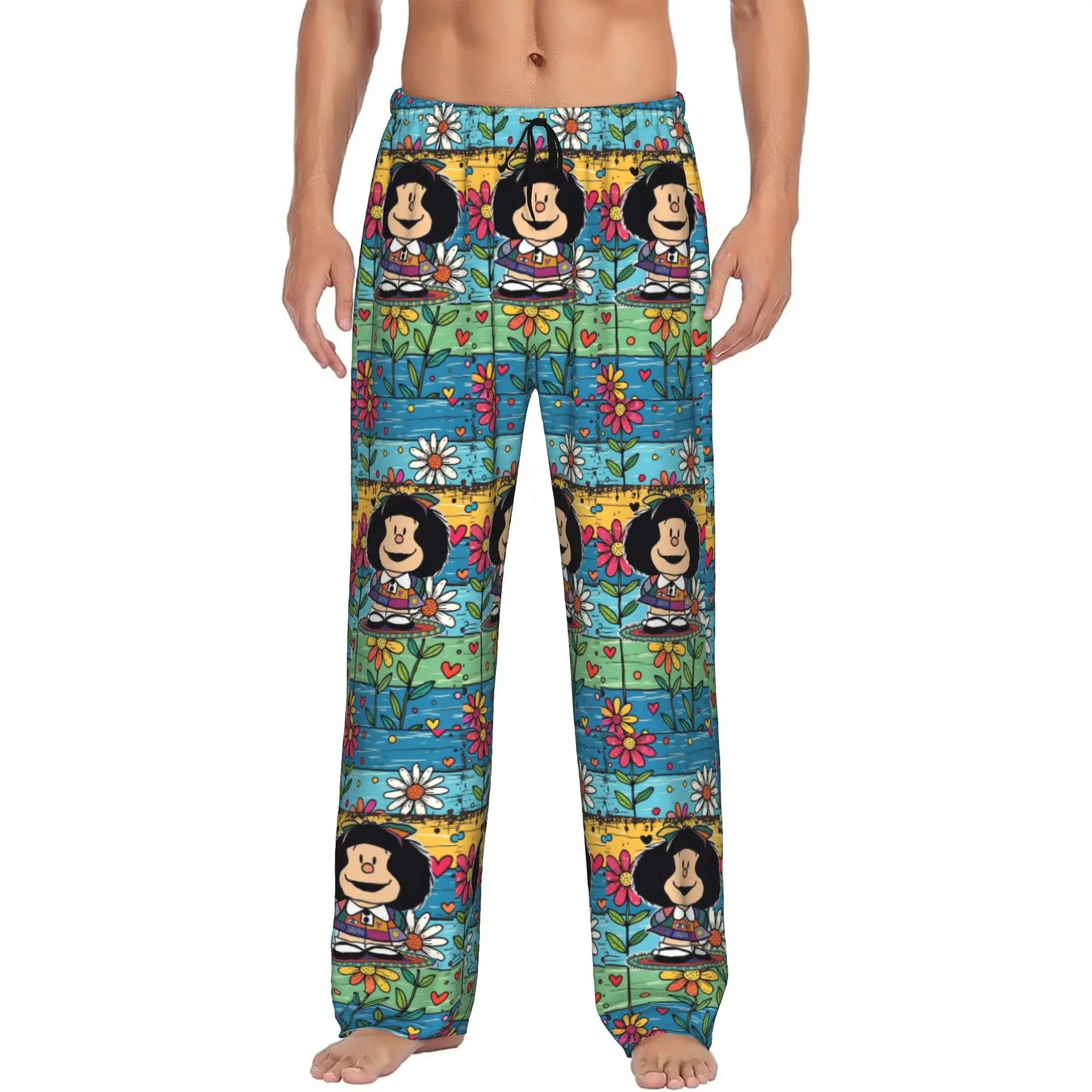 Custom Print Anime Mafalda Pajama Pants for Men Sleep Sleepwear Bottoms with Pockets
Custom Print Anime Mafalda Pajama Pants for Men Sleep Sleepwear Bottoms with Pockets