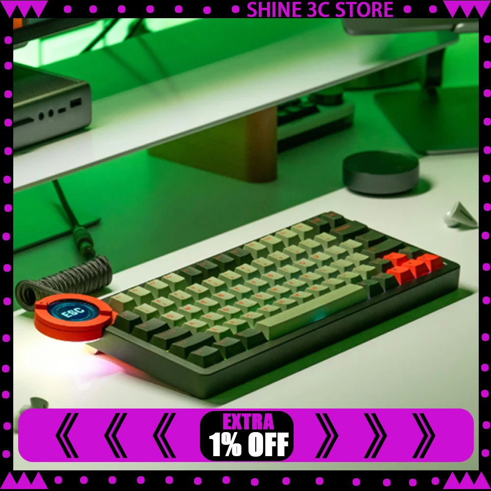 Angry Miao Dry Studio Battleye 74.5 RT Magnetic Switch Keyboard Wired Mechanical Keyboard 0.01mmRT 8000Hz Gaming Keyboards
Angry Miao Dry Studio Battleye 74.5 RT Magnetic Switch Keyboard Wired Mechanical Keyboard 0.01mmRT 8000Hz Gaming Keyboards