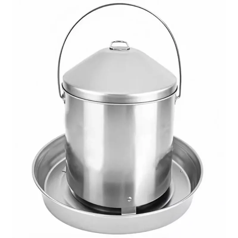 Matte Stainless Steel Chicken Waterer and Feeder Food-Grade Automatic Poultry Farm Equipment Chicken Drinkers
Matte Stainless Steel Chicken Waterer and Feeder Food-Grade Automatic Poultry Farm Equipment Chicken Drinkers