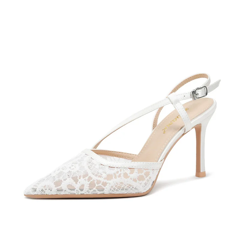Весенне-летние свадебные туфли с острым носком и бантом из кружевной сетки для невесты, банкетные женские сандалии большого размера маленького размера на тонком высоком каблуке
Весенне-летние свадебные туфли с острым носком и бантом из кружевной сетки для невесты, банкетные женские сандалии большого размера маленького размера на тонком высоком каблуке