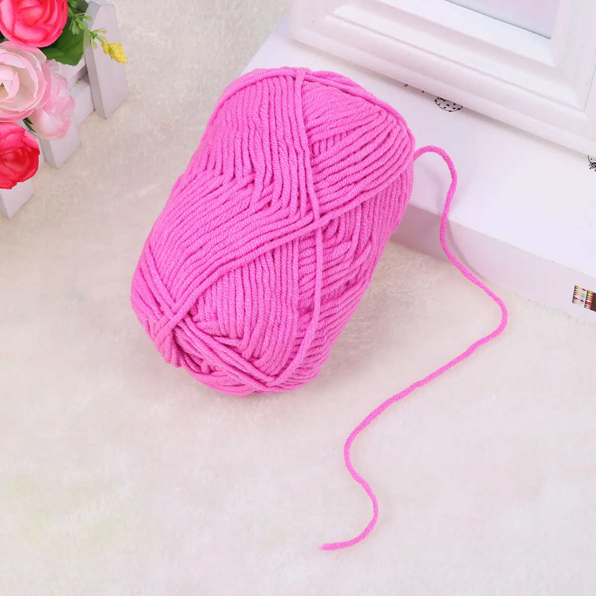 Milk Cotton Yarn 50G Thick Cream Slub Chunky Knitting Crochet DIY Woolen Baby Accessories Warm Soft Cotton Yarn for Patterns
Milk Cotton Yarn 50G Thick Cream Slub Chunky Knitting Crochet DIY Woolen Baby Accessories Warm Soft Cotton Yarn for Patterns