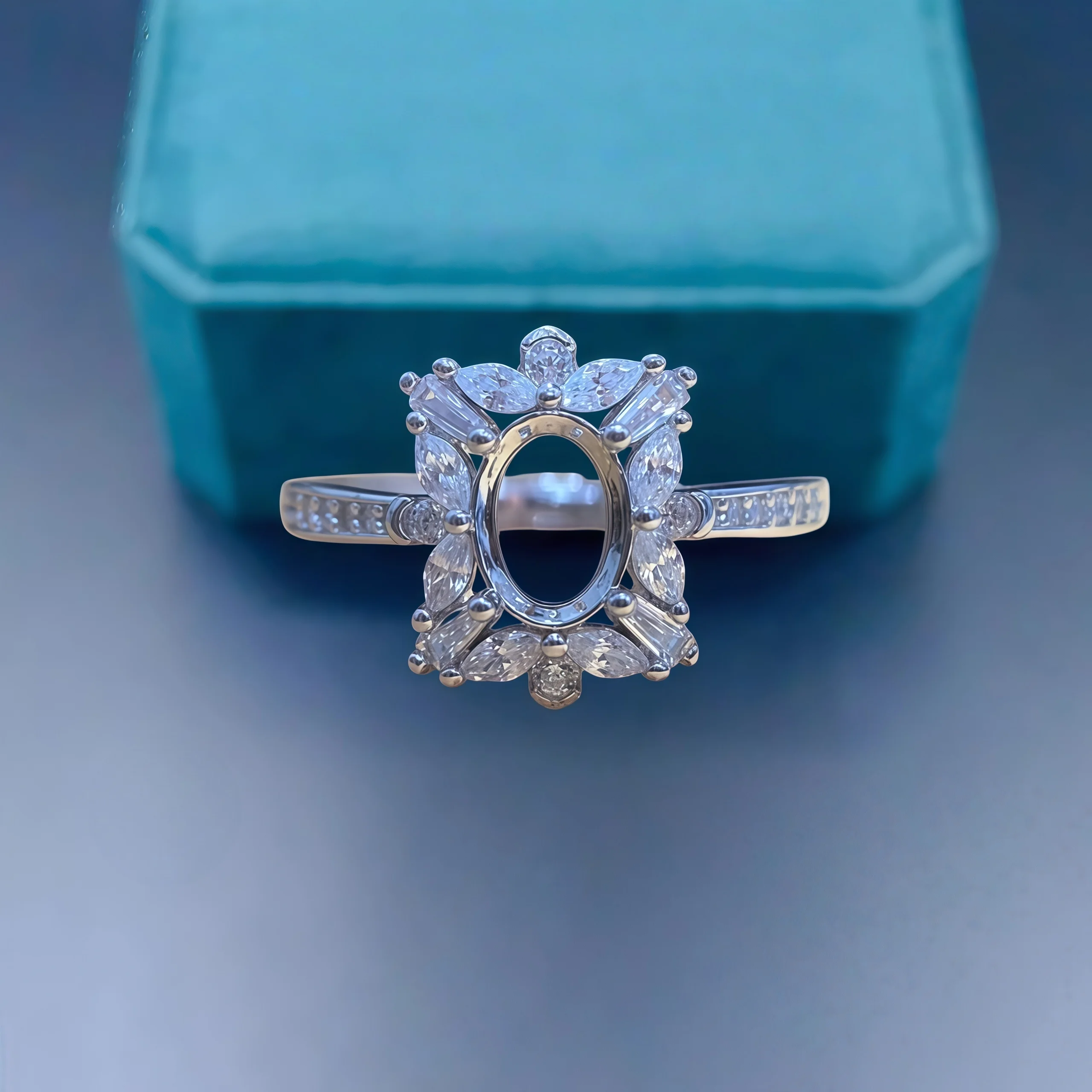 Inlay 5*7mm Oval Stone S925 Sterling Silver Fashion DIY Ring Empty Holder Fine Luxury Zircon Charms Weddings Jewelry for Woman
Inlay 5*7mm Oval Stone S925 Sterling Silver Fashion DIY Ring Empty Holder Fine Luxury Zircon Charms Weddings Jewelry for Woman