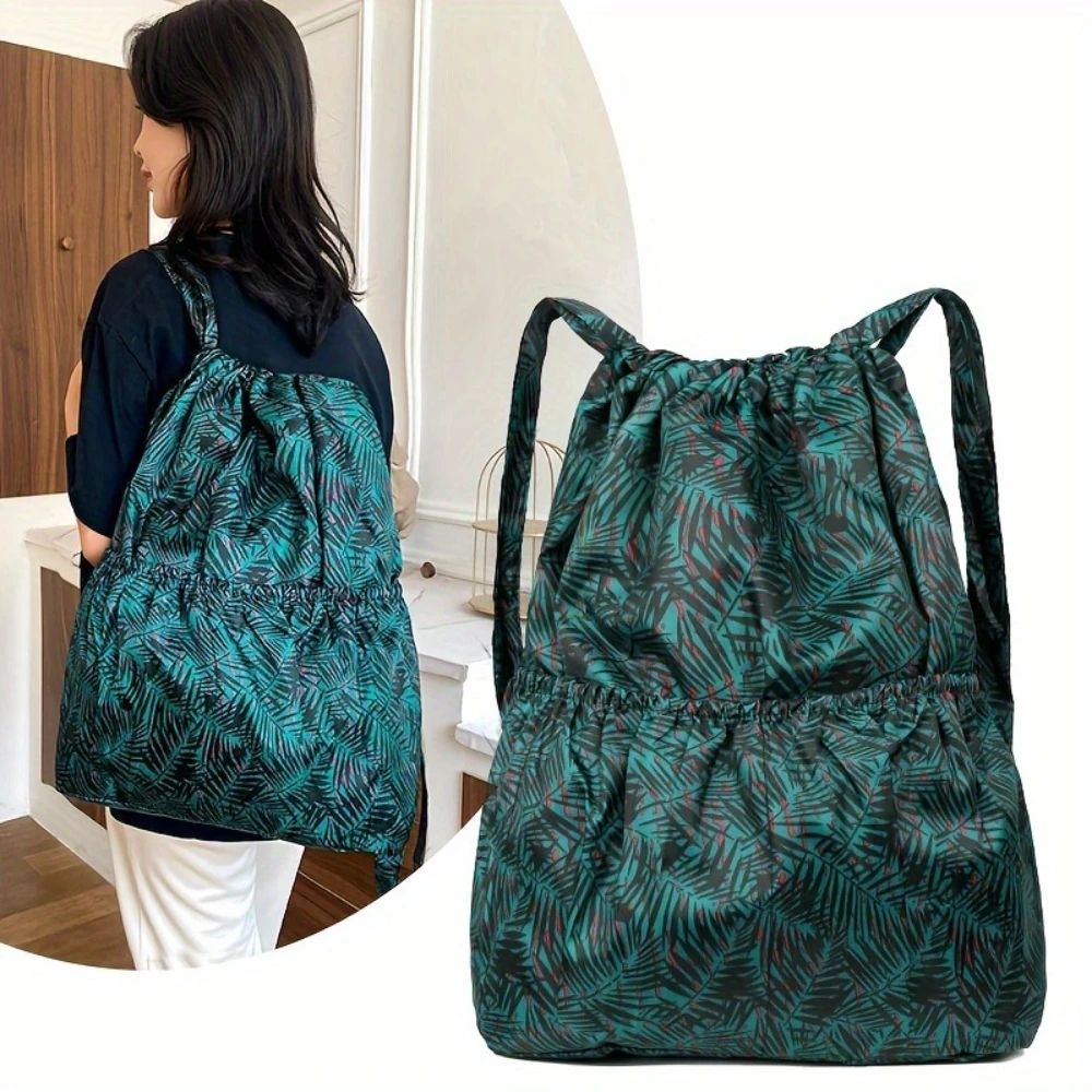 Женский повседневный рюкзак на шнурке с цветочным принтом, нейлоновая сумка через плечо большой вместимости, моющаяся вручную, с фиксированными бретелями, идеально подходящая для работы в школе или на открытом воздухе
Женский повседневный рюкзак на шнурке с цветочным принтом, нейлоновая сумка через плечо большой вместимости, моющаяся вручную, с фиксированными бретелями, идеально подходящая для работы в школе или на открытом воздухе