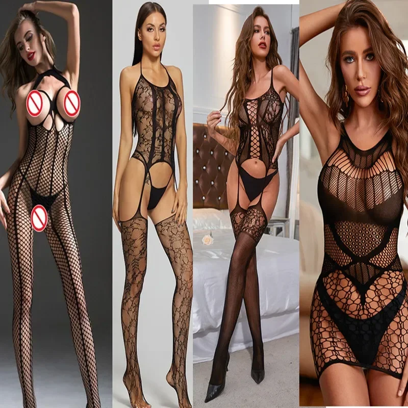 Women's Sexy Lace Fishnet Tights Erotic Babydoll Teddy Bear Bodysuit Open Bra Crotchless Bodysuit Mesh Women's Fishnet Stockings 
Women's Sexy Lace Fishnet Tights Erotic Babydoll Teddy Bear Bodysuit Open Bra Crotchless Bodysuit Mesh Women's Fishnet Stockings