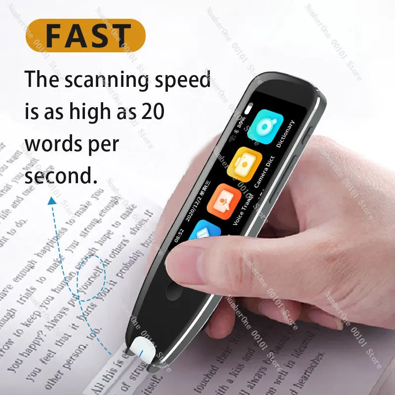 International Version of Smart Offline Point Reading Pen, 3.46-inch Large-screen Scanning Pen
International Version of Smart Offline Point Reading Pen, 3.46-inch Large-screen Scanning Pen