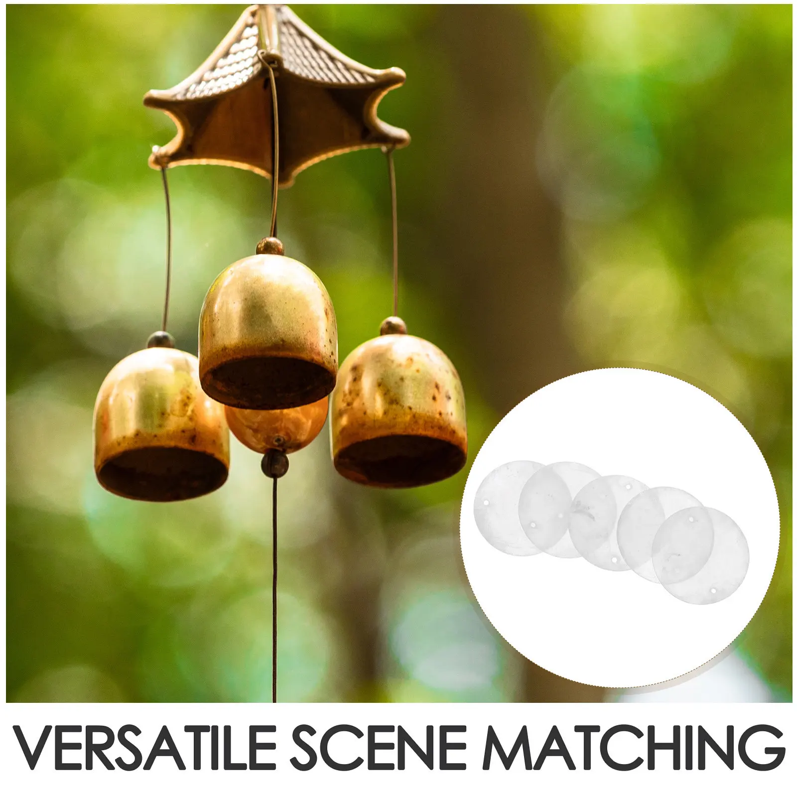 100pcs Round Capiz Shell Discs for Wind Chime Dual Holes Capiz Shell Crafts Hanging Natural Seashell Charms for DIY Wind Chimes
100pcs Round Capiz Shell Discs for Wind Chime Dual Holes Capiz Shell Crafts Hanging Natural Seashell Charms for DIY Wind Chimes