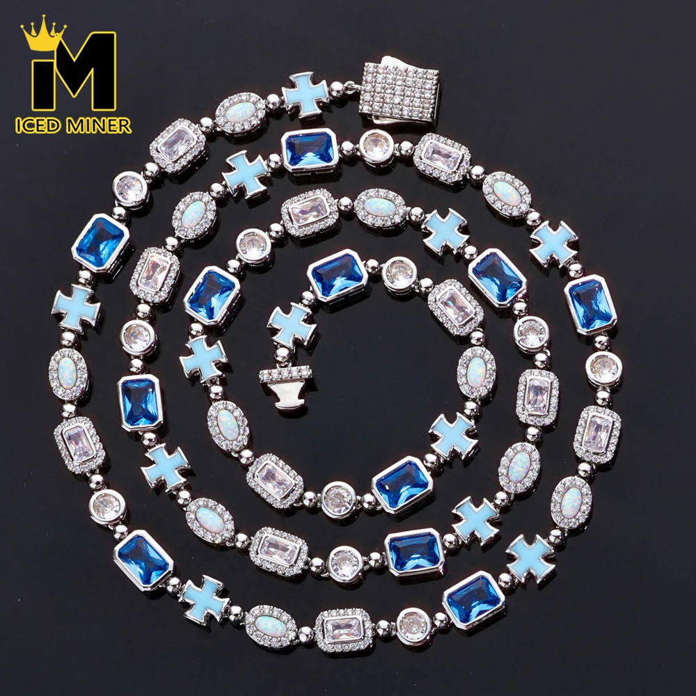 Icedminer 6 мм Drop-Oil Cross Iced Out Link Цепь Ожерелья Для Женщин Мужчин Цепь Латунь Циркон Хип-Хоп Ювелирные Изделия Бесплатная Доставка 
Icedminer 6 мм Drop-Oil Cross Iced Out Link Цепь Ожерелья Для Женщин Мужчин Цепь Латунь Циркон Хип-Хоп Ювелирные Изделия Бесплатная Доставка