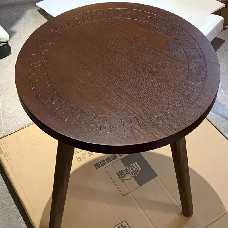 Retro Solid Wood Side Table Carved Round Coffee Table Light Luxury Sofa End Table Living Room Small Home Bedroom Decor Furniture
Retro Solid Wood Side Table Carved Round Coffee Table Light Luxury Sofa End Table Living Room Small Home Bedroom Decor Furniture