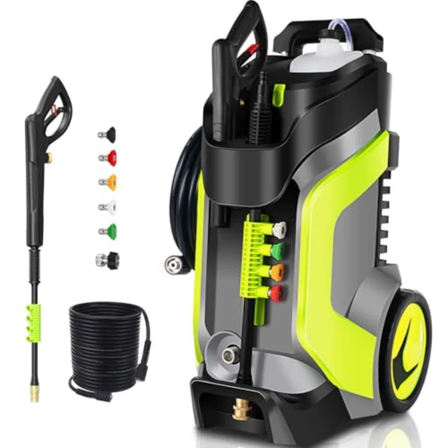Мойка высокого давления 5000PSI с шлангом M22-14 мм, 33 фута, зеленая
Мойка высокого давления 5000PSI с шлангом M22-14 мм, 33 фута, зеленая