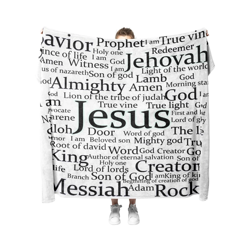 Aertemisi The Names of Jesus Pet Blanket for Small Medium Large Dog Cat Puppy Kitten Couch Sofa Bed Decor
Aertemisi The Names of Jesus Pet Blanket for Small Medium Large Dog Cat Puppy Kitten Couch Sofa Bed Decor