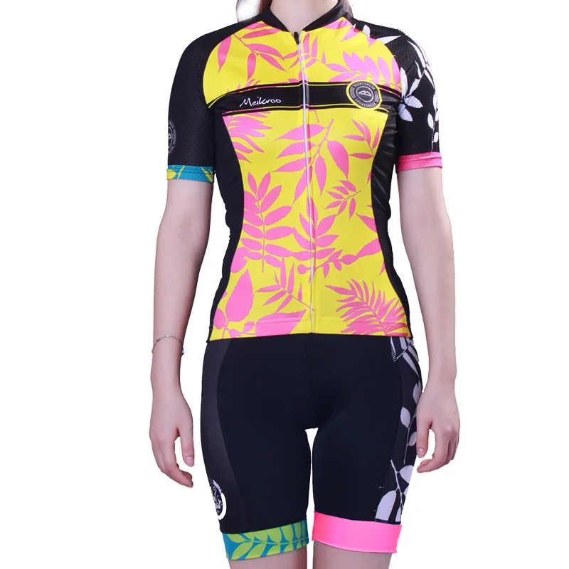 Floral Pattern Short Sleeve Jersey Set for Women Breathable Cycling Clothing Ropa Ciclismo Quick-Dry Bike/Bicycle Suit for Sport
Floral Pattern Short Sleeve Jersey Set for Women Breathable Cycling Clothing Ropa Ciclismo Quick-Dry Bike/Bicycle Suit for Sport