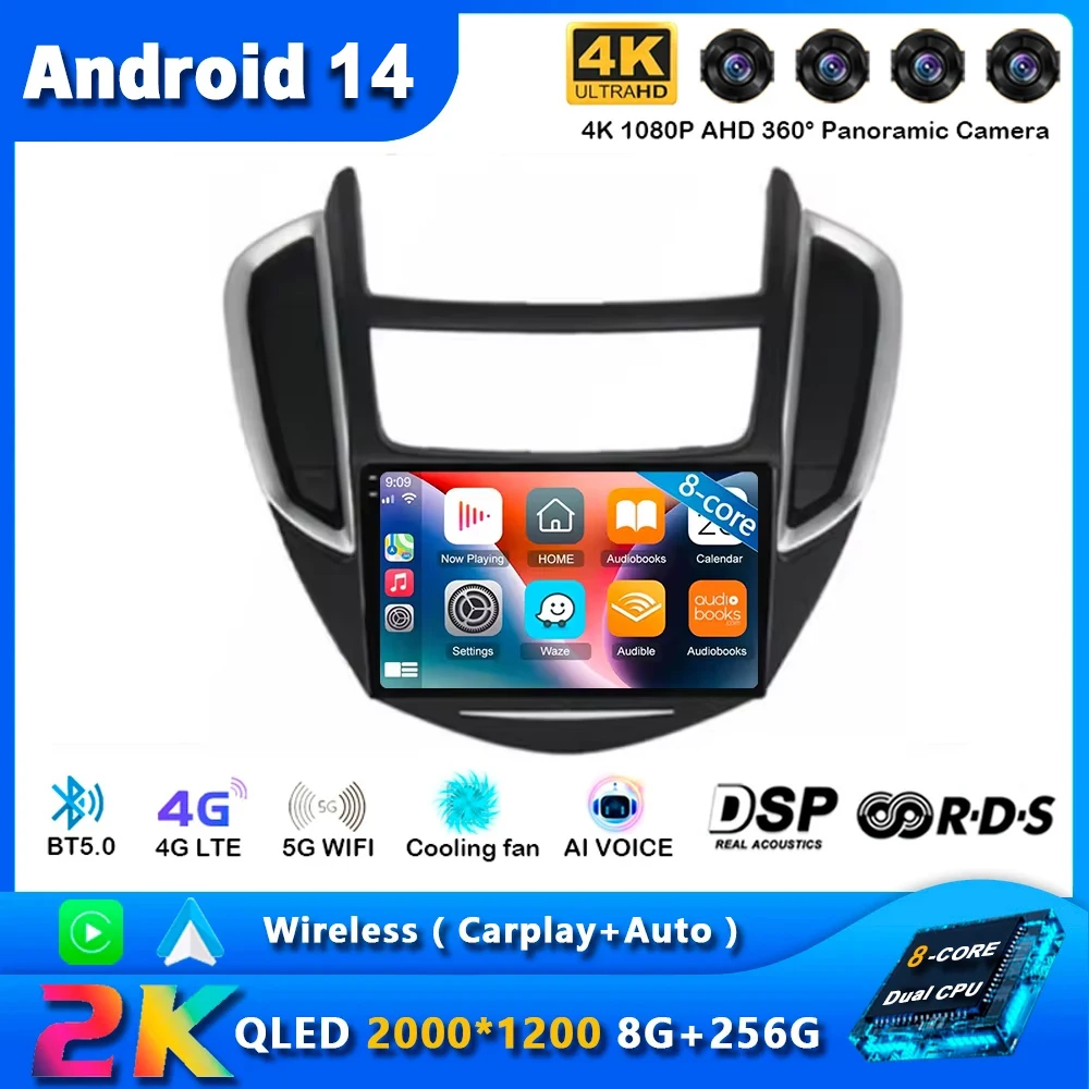 Android 14 Car Radio For Chevrolet Trax 2014 - 2019 Multimedia Video Player Auto Stereo GPS Navigation Carplay Head Unit Screen
Android 14 Car Radio For Chevrolet Trax 2014 - 2019 Multimedia Video Player Auto Stereo GPS Navigation Carplay Head Unit Screen
