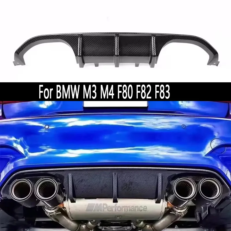For BMW M3 M4 F80 F82 F83 2014-2020 Carbon Fiber Car Rear Bumper Diffuser Rear Splitters Spoiler Back lip body kit
For BMW M3 M4 F80 F82 F83 2014-2020 Carbon Fiber Car Rear Bumper Diffuser Rear Splitters Spoiler Back lip body kit