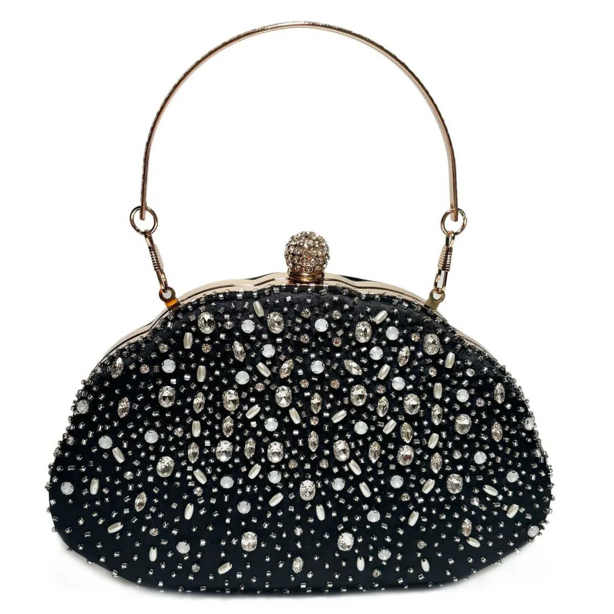Shell Handmade Beads Broken Diamond Banquet Dress French Style Cheongsam Portable Shoulder Women's Bag Bolsos De Mujer Tendencia
Shell Handmade Beads Broken Diamond Banquet Dress French Style Cheongsam Portable Shoulder Women's Bag Bolsos De Mujer Tendencia