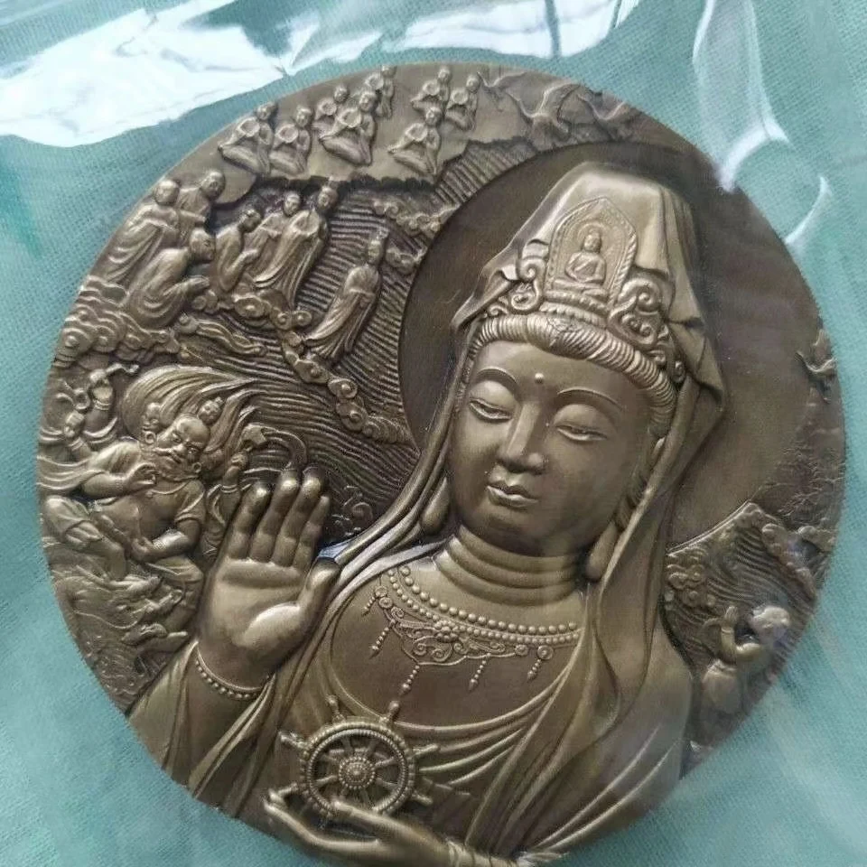 big Shenyang Mint Putuo Mountain Copper Seal, with certificate, fidelity genuine, single piece
big Shenyang Mint Putuo Mountain Copper Seal, with certificate, fidelity genuine, single piece