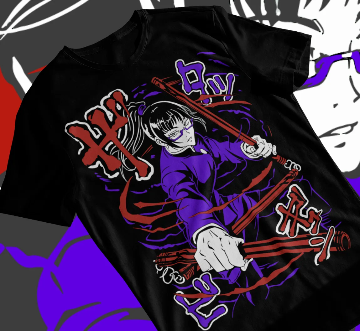 Maki Zenin T-shirt Jujutsu Kaisen Horror Anime Manga Kawaii Gift Shirt Soft Tee
Maki Zenin T-shirt Jujutsu Kaisen Horror Anime Manga Kawaii Gift Shirt Soft Tee