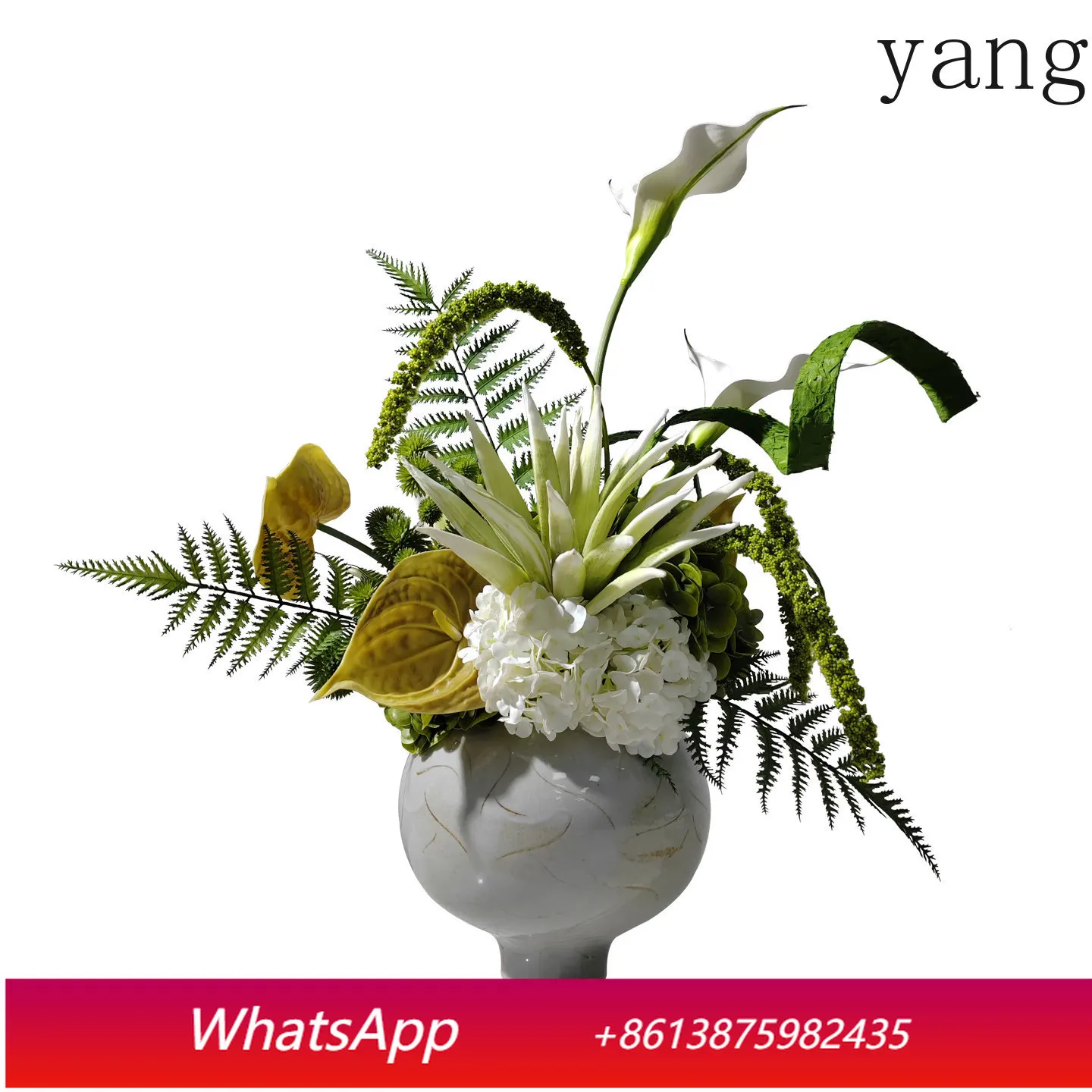 CX New Chinese Simulation Flower Art Model Room Green Plant Fake Flower Hotel Lobby Ornament
CX New Chinese Simulation Flower Art Model Room Green Plant Fake Flower Hotel Lobby Ornament