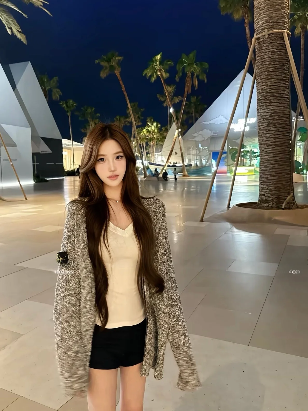 Heavyweight Knitted Long Sleeve Open Cardigan Women's Style Badge Embroidery Loose Fit Cotton Sweater Jacket
Heavyweight Knitted Long Sleeve Open Cardigan Women's Style Badge Embroidery Loose Fit Cotton Sweater Jacket