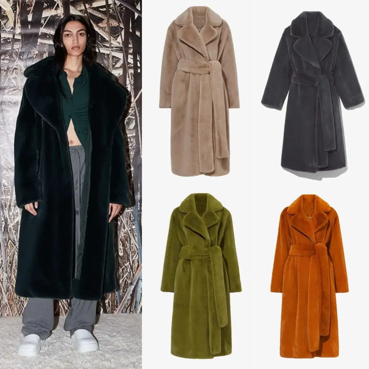 2025 Winter Luxury Faux Mink Fur Coat Women Iconic Brand Long Outerwear Jacket Crystal Hooks Street Style Warm Overcoat
2025 Winter Luxury Faux Mink Fur Coat Women Iconic Brand Long Outerwear Jacket Crystal Hooks Street Style Warm Overcoat