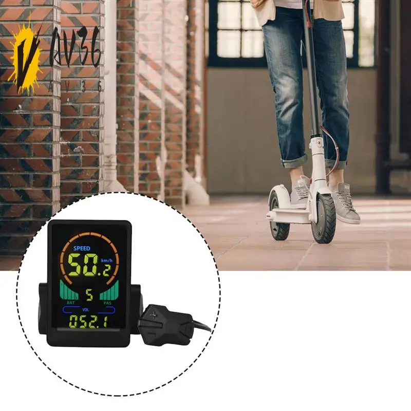 AV36-M7C Electric Bike LCD Display Color Meter 24V-60V E Scooter LCD Panel With USB UART For Mountain Electric Bike Parts (5PIN)
AV36-M7C Electric Bike LCD Display Color Meter 24V-60V E Scooter LCD Panel With USB UART For Mountain Electric Bike Parts (5PIN)