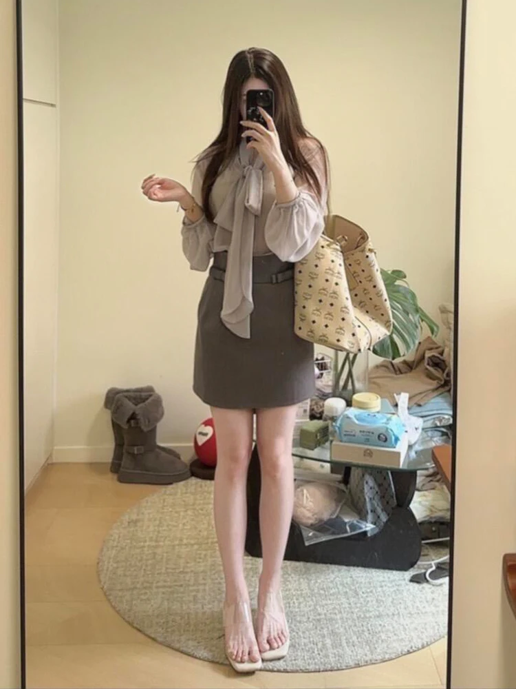 Pure Desire Lace Belted Top Half-length Skirt Set 2025 Autumn Fashion Korean Style Breathable Comfortable Polyester Fiber
Pure Desire Lace Belted Top Half-length Skirt Set 2025 Autumn Fashion Korean Style Breathable Comfortable Polyester Fiber