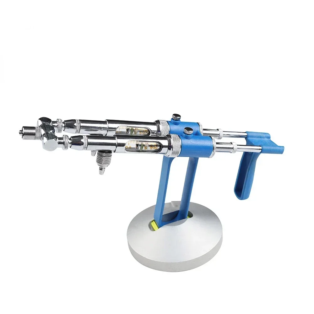 Hot SalesKD101-B Professional Supply 2ml Adjustable Veterinary Animal Double Barrel Continuous Injection Brass Syringe
Hot SalesKD101-B Professional Supply 2ml Adjustable Veterinary Animal Double Barrel Continuous Injection Brass Syringe