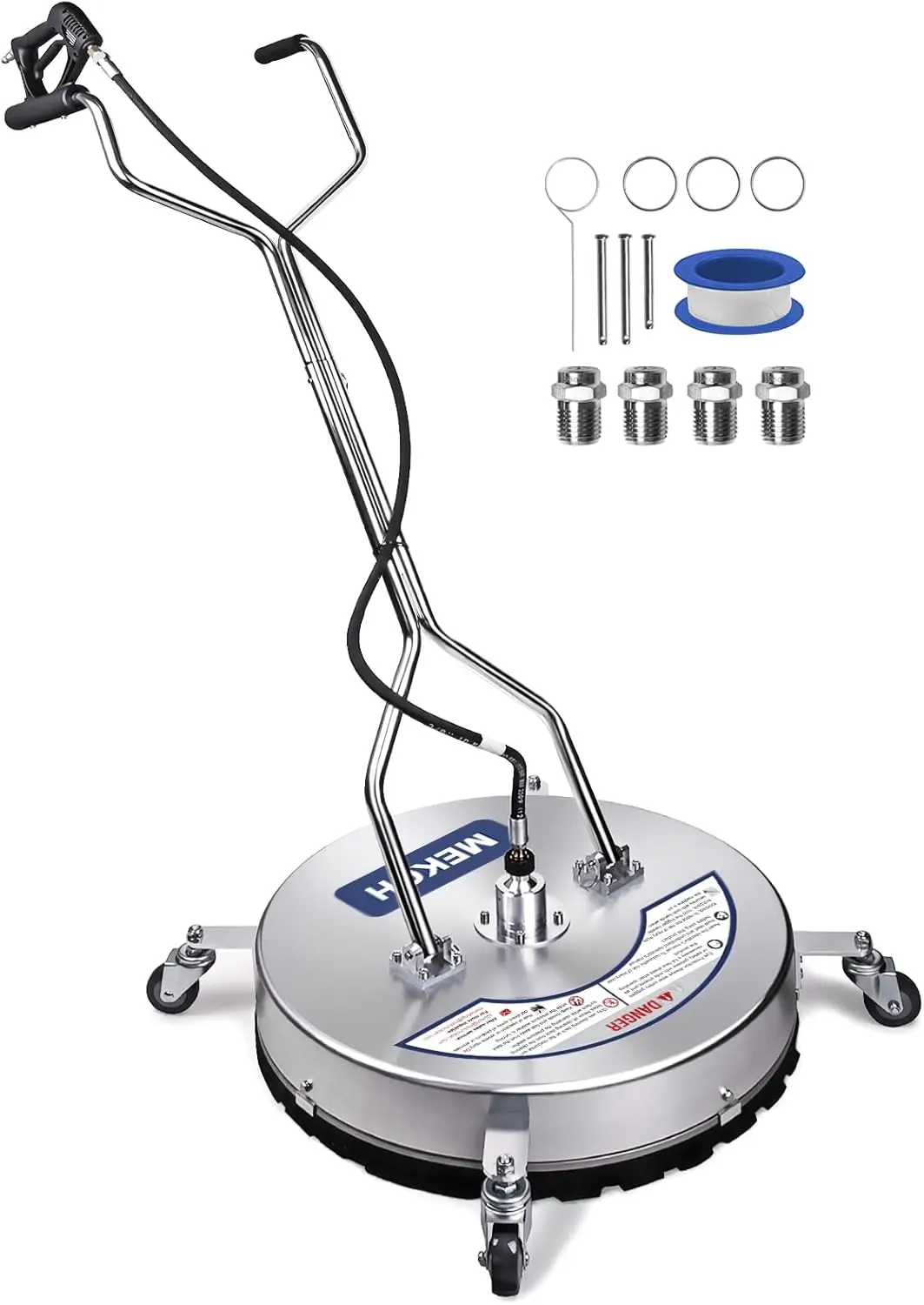 22-дюймовый очиститель поверхностей из нержавеющей стали с колесами, 4500 фунтов на квадратный дюйм для очистки патио на подъездной дороге
22-дюймовый очиститель поверхностей из нержавеющей стали с колесами, 4500 фунтов на квадратный дюйм для очистки патио на подъездной дороге