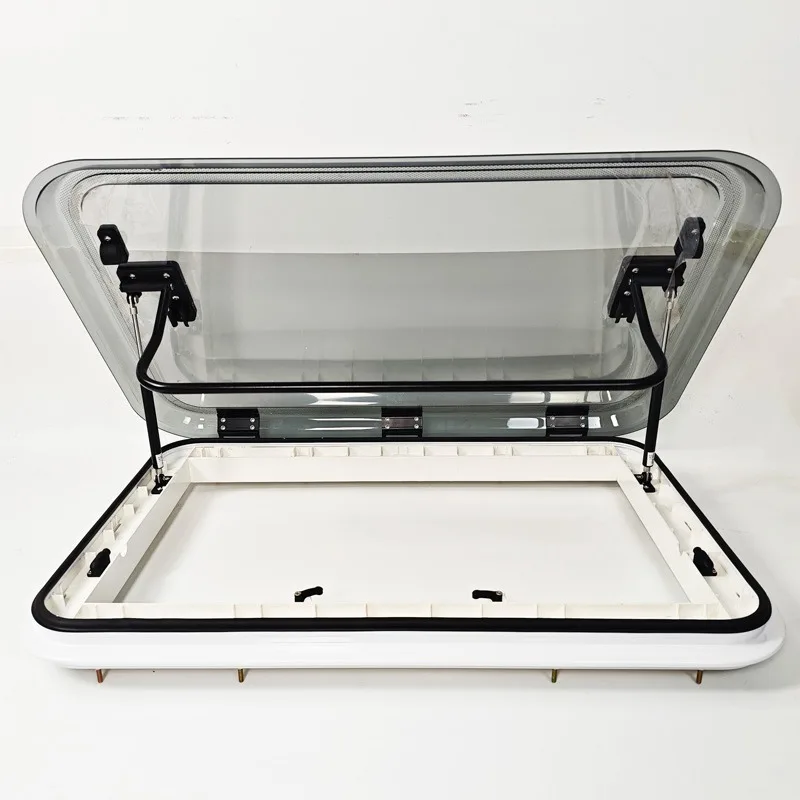 ATVFactory Supply White Color 800X500mm Truck Camper Motorhome Roof Window With Lights
ATVFactory Supply White Color 800X500mm Truck Camper Motorhome Roof Window With Lights