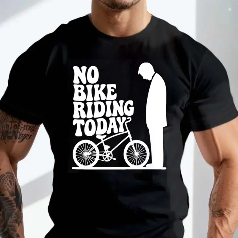Мужская футболка No Bike Riding Today Cycling Hobbies, модная повседневная футболка с круглым вырезом из 100% хлопка с коротким рукавом
Мужская футболка No Bike Riding Today Cycling Hobbies, модная повседневная футболка с круглым вырезом из 100% хлопка с коротким рукавом