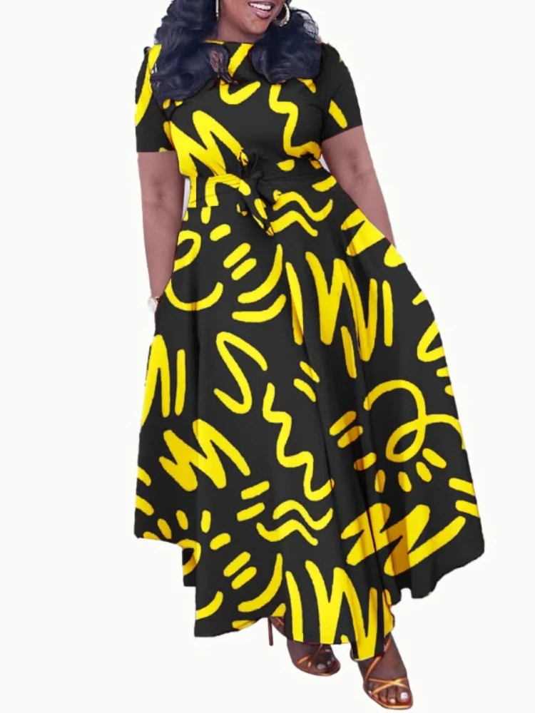 Dashiki African Dresses for Women Spring Fashion African Short Sleeve Polyester Printing Long Maxi Dress African Clothes Outfits
Dashiki African Dresses for Women Spring Fashion African Short Sleeve Polyester Printing Long Maxi Dress African Clothes Outfits