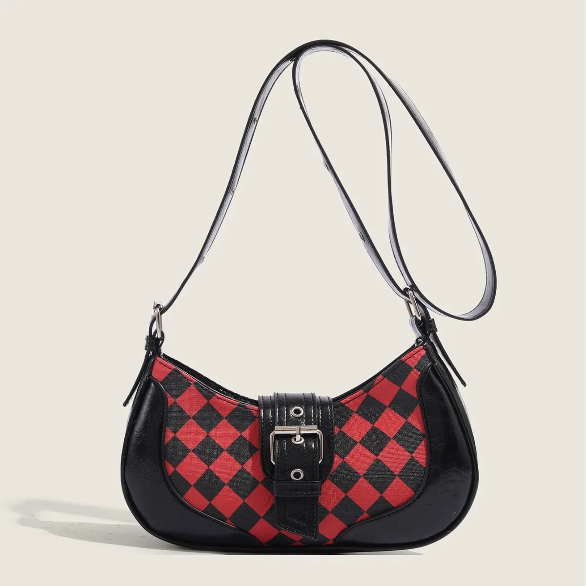 Retro Women's Patchwork Saddle Bag, Spicy Girl Armpit Bag, French Stick Bag, High-end Texture Single Shoulder Crossbody Bag
Retro Women's Patchwork Saddle Bag, Spicy Girl Armpit Bag, French Stick Bag, High-end Texture Single Shoulder Crossbody Bag