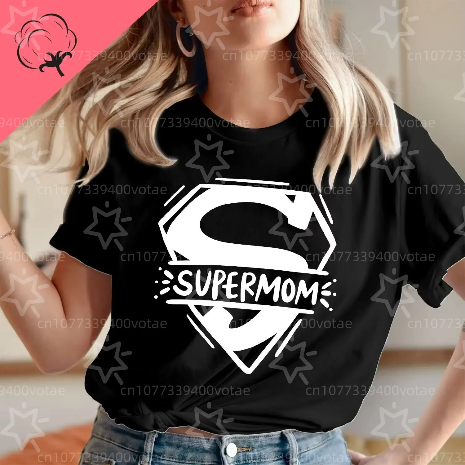 Plus Size Mothers Day Super Mom Superhero Print Mother's Day Shirt Loving Caring Mummy Minimalist Casual High Quality Loose Top
Plus Size Mothers Day Super Mom Superhero Print Mother's Day Shirt Loving Caring Mummy Minimalist Casual High Quality Loose Top
