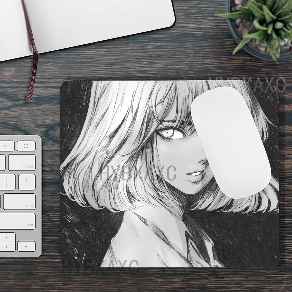 HYBXAXC Desk Mat Non Slip Small Mouse Pad Black White Short Hair Anime Girl Portrait Art Design for Gaming Office Home Decor
HYBXAXC Desk Mat Non Slip Small Mouse Pad Black White Short Hair Anime Girl Portrait Art Design for Gaming Office Home Decor