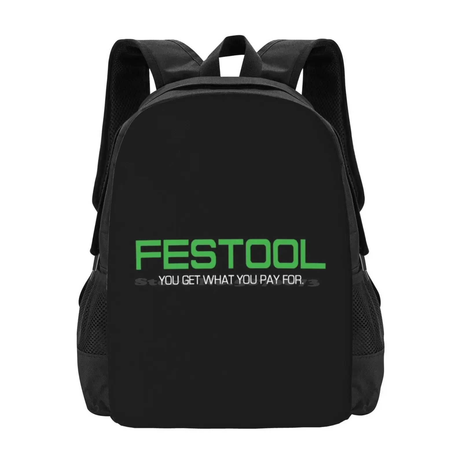 Festool-You Get What You Pay For Pattern Design Bag Student's Backpack Tools Woodworking Festool