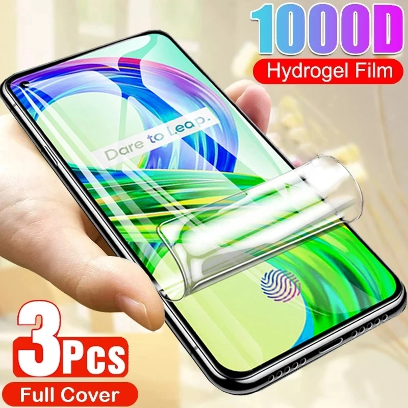 3PCS Hydrogel Film for Realme 10 Pro plus GT 2 Pro 8 7 9 10 Pro 5G Screen Protector for Realme GT Neo 2 3 C21Y C25S C25Y Q3 Film
3PCS Hydrogel Film for Realme 10 Pro plus GT 2 Pro 8 7 9 10 Pro 5G Screen Protector for Realme GT Neo 2 3 C21Y C25S C25Y Q3 Film