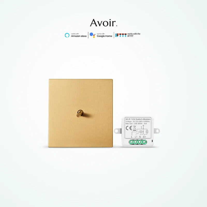 Avoir Tuya Accessories Gold Wall Switches 220V Wireless Switch Toggle Switches 2 Way For Home Smart Home Products Zigbee Buttons
Avoir Tuya Accessories Gold Wall Switches 220V Wireless Switch Toggle Switches 2 Way For Home Smart Home Products Zigbee Buttons