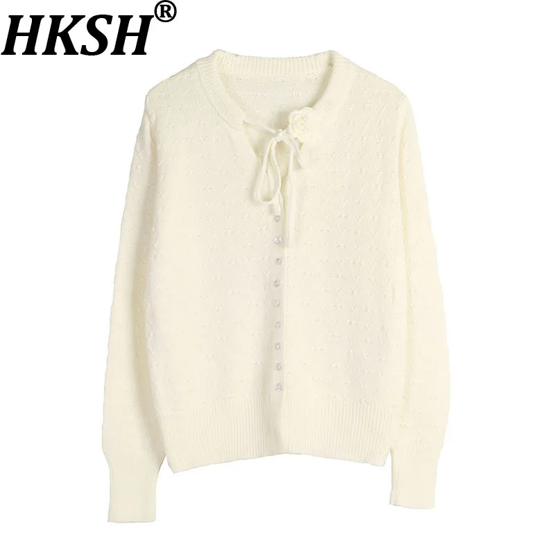 HKSH весна осень новый женский свитер однобортный с круглым вырезом и длинным рукавом французский милый элегантный повседневный вязаный кардиган HK18263
HKSH весна осень новый женский свитер однобортный с круглым вырезом и длинным рукавом французский милый элегантный повседневный вязаный кардиган HK18263