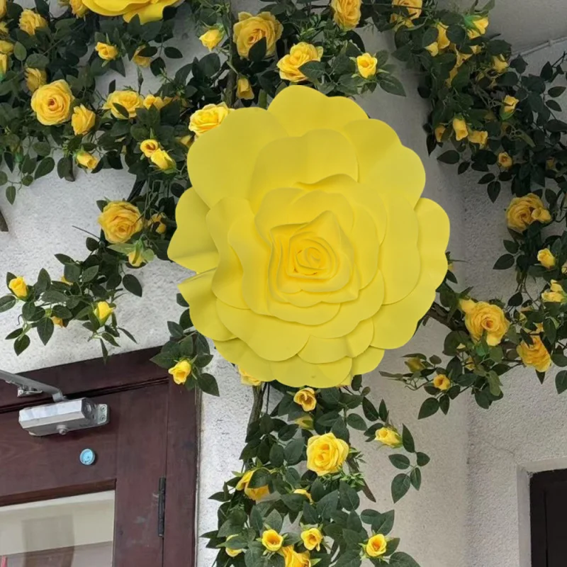 Yellow Artificial Rose Flower Wall, Large Floral Decor for Doorway Window Landscape, Outdoor Wedding & Party Scene Arrangement
Yellow Artificial Rose Flower Wall, Large Floral Decor for Doorway Window Landscape, Outdoor Wedding & Party Scene Arrangement