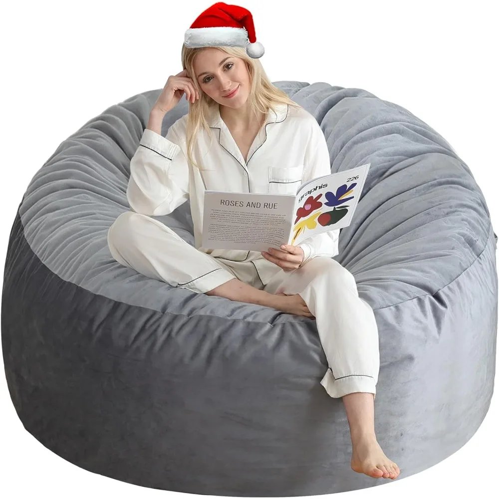 3FT Memory Foam Bean Bag Chair for Adults with Filler Round Sofa Dutch Velvet Dark Grey
3FT Memory Foam Bean Bag Chair for Adults with Filler Round Sofa Dutch Velvet Dark Grey