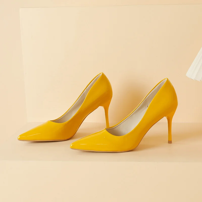 2023Summer New All-match Candy Color Large Size High Heels Women's Stiletto Sexy Solid Color Pointed Toe Comfortable Pumps Women
2023Summer New All-match Candy Color Large Size High Heels Women's Stiletto Sexy Solid Color Pointed Toe Comfortable Pumps Women