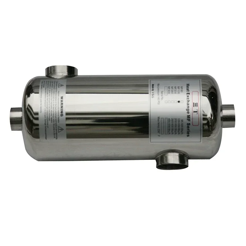 Aqua Swimming теплообменник для бассейна Three T Горячая и холодная вода из нержавеющей стали 
Aqua Swimming теплообменник для бассейна Three T Горячая и холодная вода из нержавеющей стали