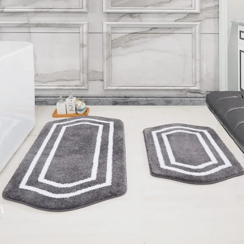 Extra Thick Bath Rugs Set - Anti-Slip Bath Linen Sets Mats Soft Plush 100% Strong Polyester Living Room Bathroom Water
Extra Thick Bath Rugs Set - Anti-Slip Bath Linen Sets Mats Soft Plush 100% Strong Polyester Living Room Bathroom Water