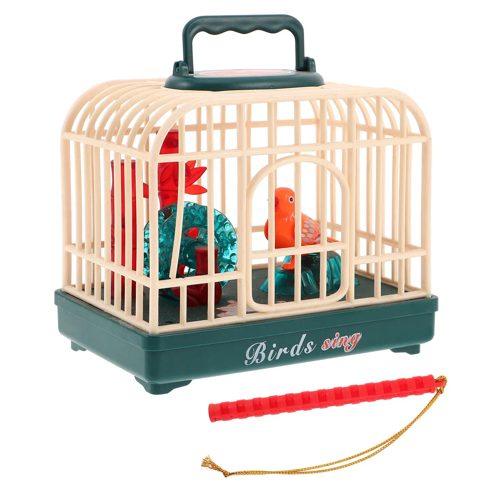 Electric Sound Activated Birdcage Interactive Outdoor Fun Realistic Chirping Singing Bird Voice Controlled Play for Kids
Electric Sound Activated Birdcage Interactive Outdoor Fun Realistic Chirping Singing Bird Voice Controlled Play for Kids