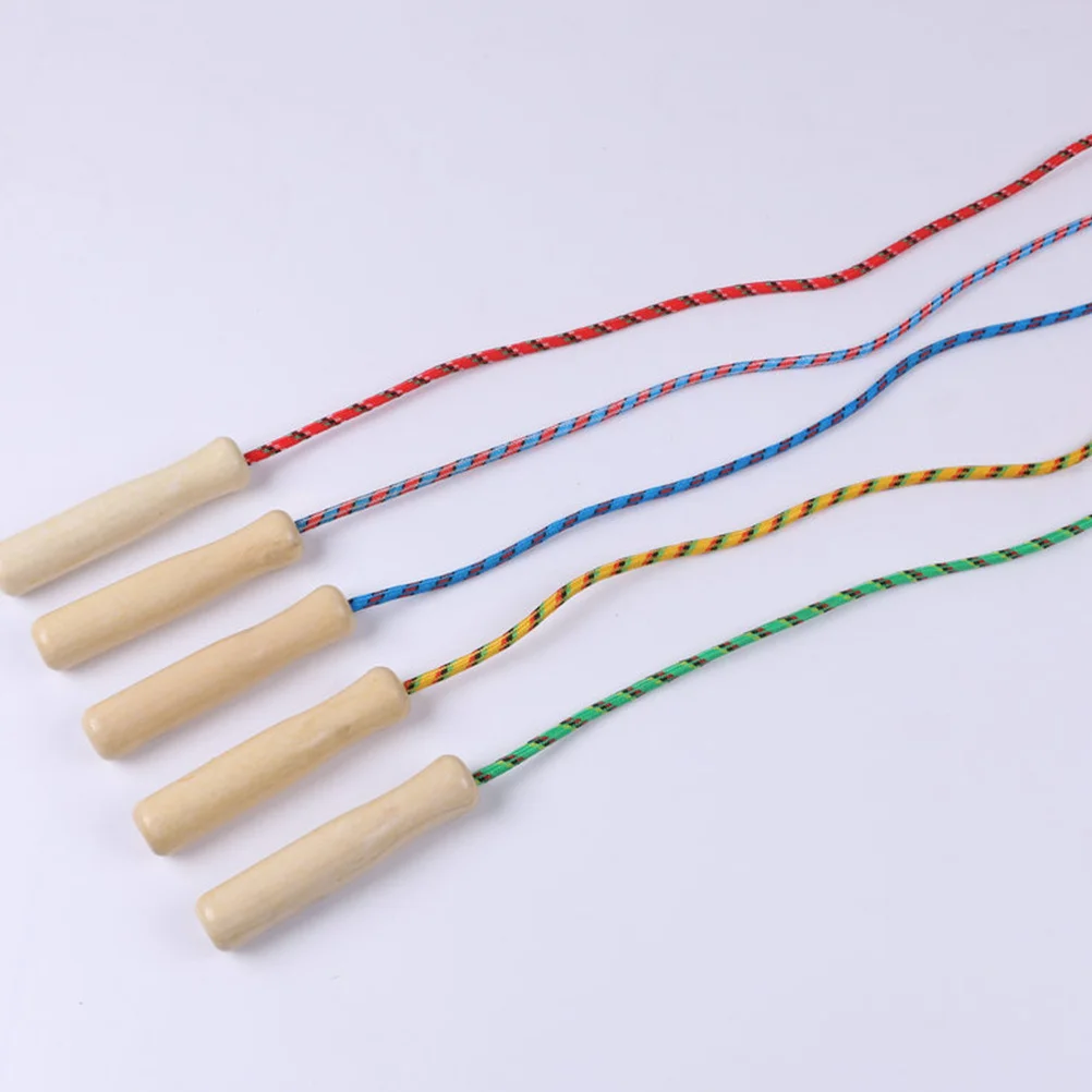 5Pcs Wooden Handle Jump Ropes Skipping Exercise Equipment for Kids Gym Training Indoor Outdoor Lightweight Jump Rope for Home
5Pcs Wooden Handle Jump Ropes Skipping Exercise Equipment for Kids Gym Training Indoor Outdoor Lightweight Jump Rope for Home