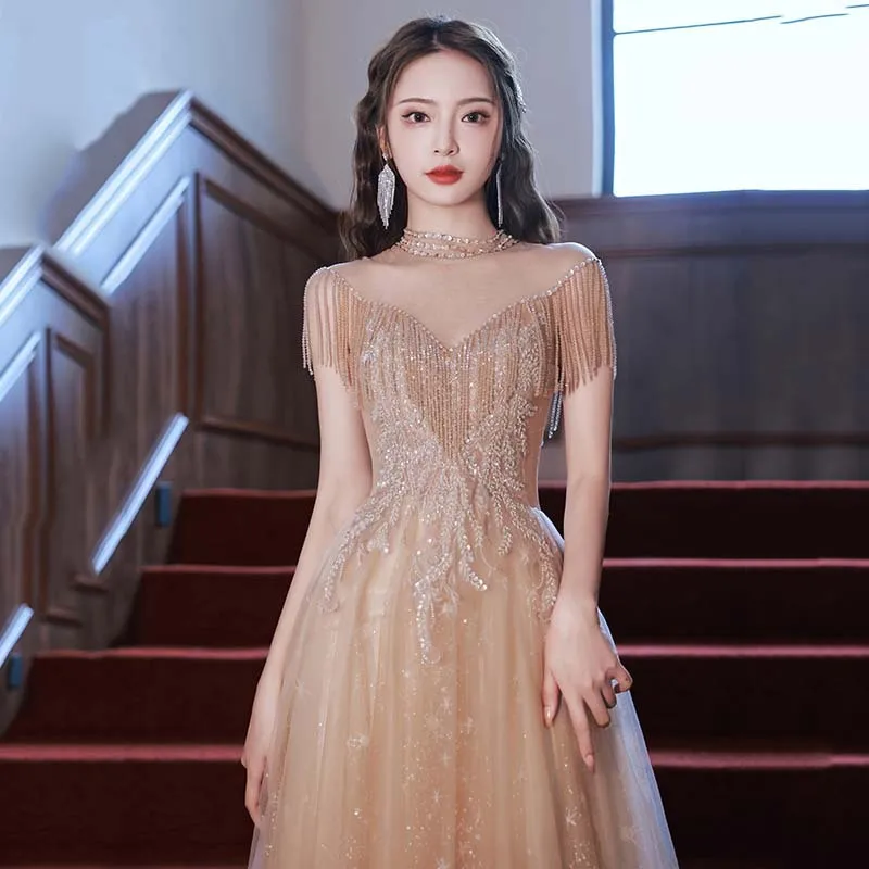 Robe de soiree New Design V-Neck Slim Formal Dress Wedding Elegant Evening Dresses Formal Party Dress Prom dresses Luxury Dress
Robe de soiree New Design V-Neck Slim Formal Dress Wedding Elegant Evening Dresses Formal Party Dress Prom dresses Luxury Dress