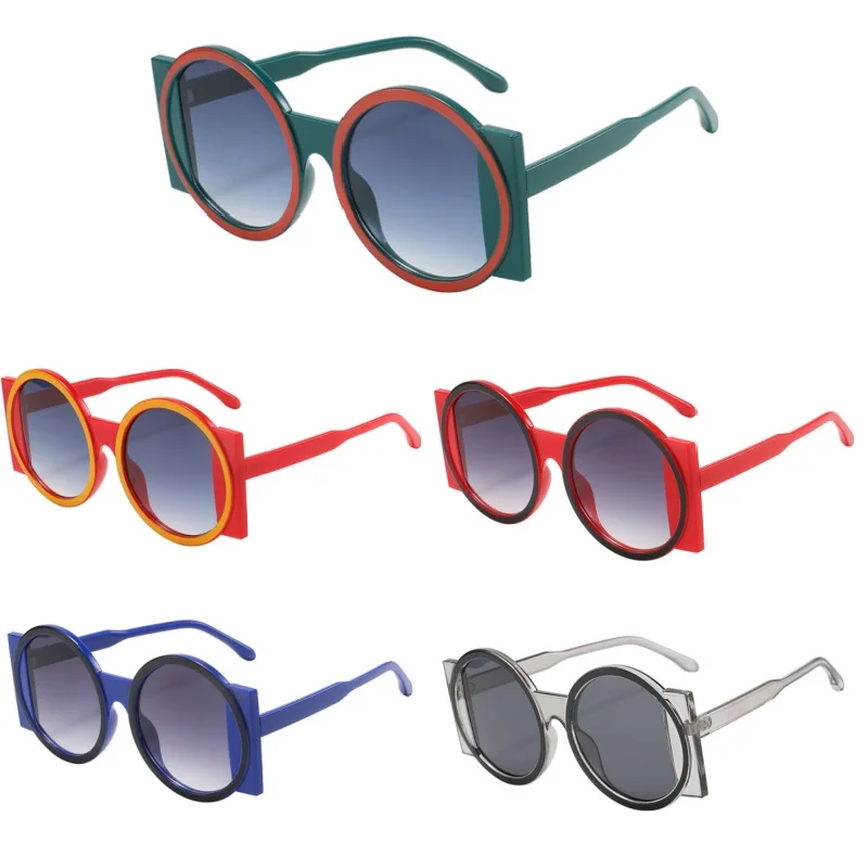 Men's New Retro Oversized Round Frame Sunglasses Outdoor Indoor Suitable Sunglasses Women UV400 Sunscreen Adult Eyewear
Men's New Retro Oversized Round Frame Sunglasses Outdoor Indoor Suitable Sunglasses Women UV400 Sunscreen Adult Eyewear